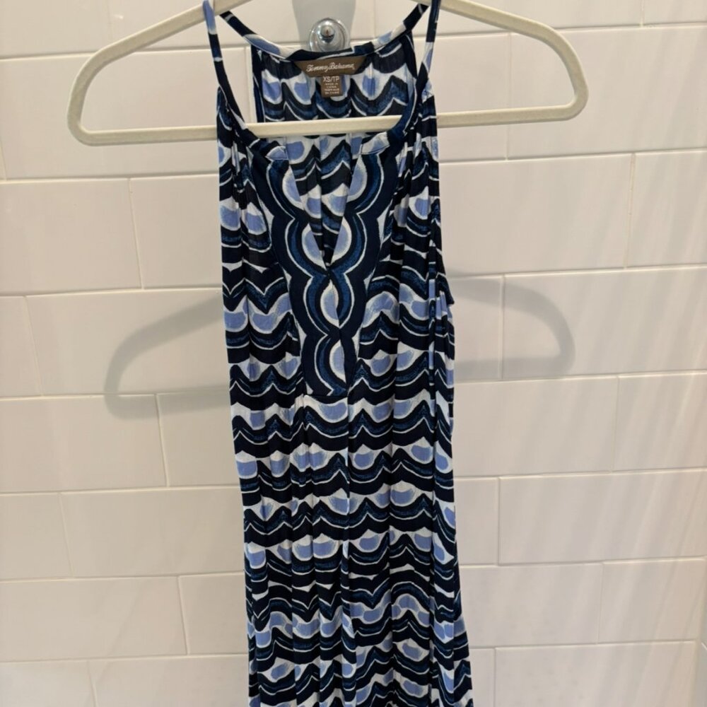 Patterned Tommy Bahama Midi Dress, Size XS